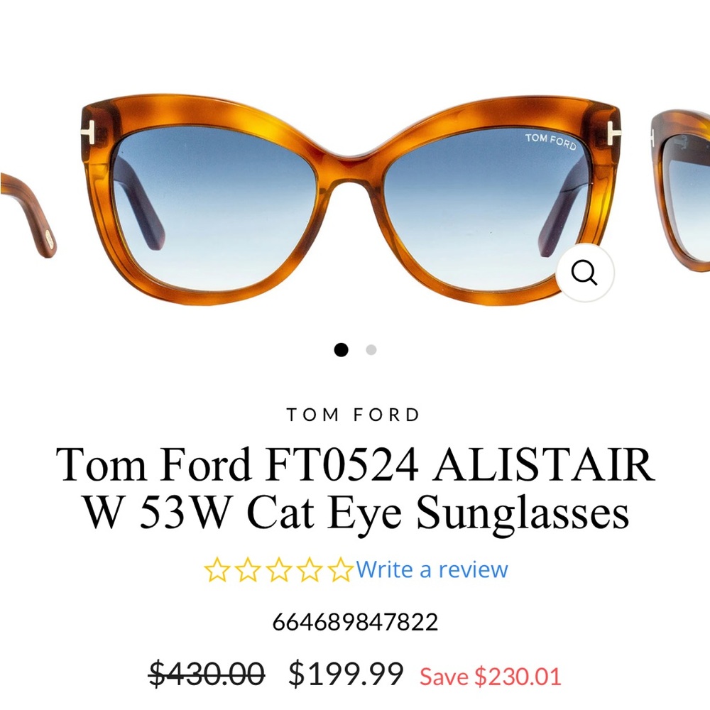 Tom Ford Alistair Sunglasses in Havana (Blue Lens)